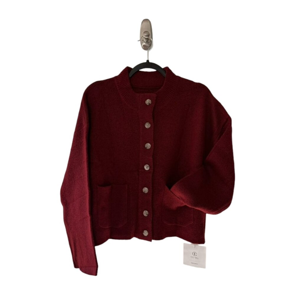 Cicy Bell Button-up Sweater / S